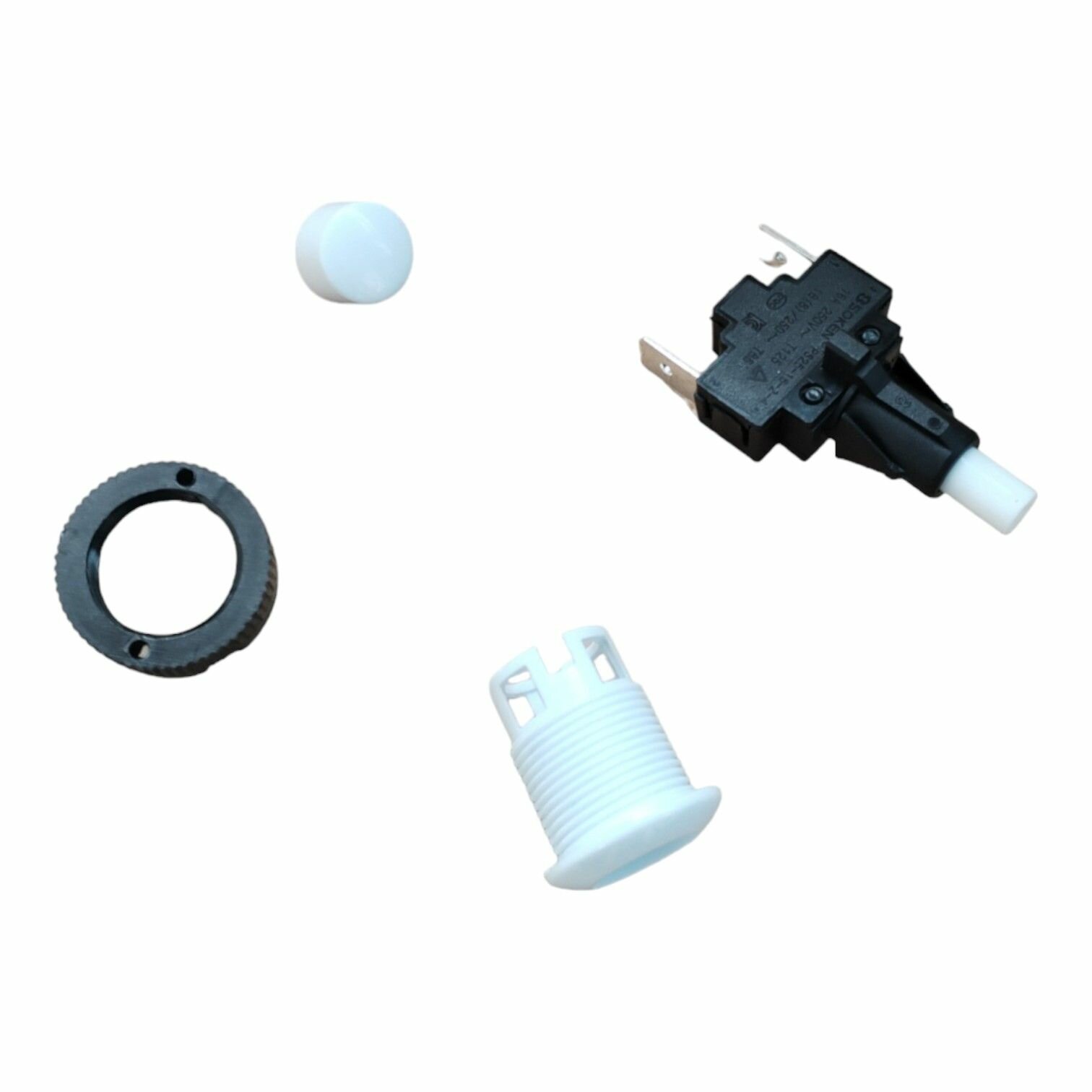 Кнопка подсветки GEFEST ПКН-507.2-113 круглая (белая)