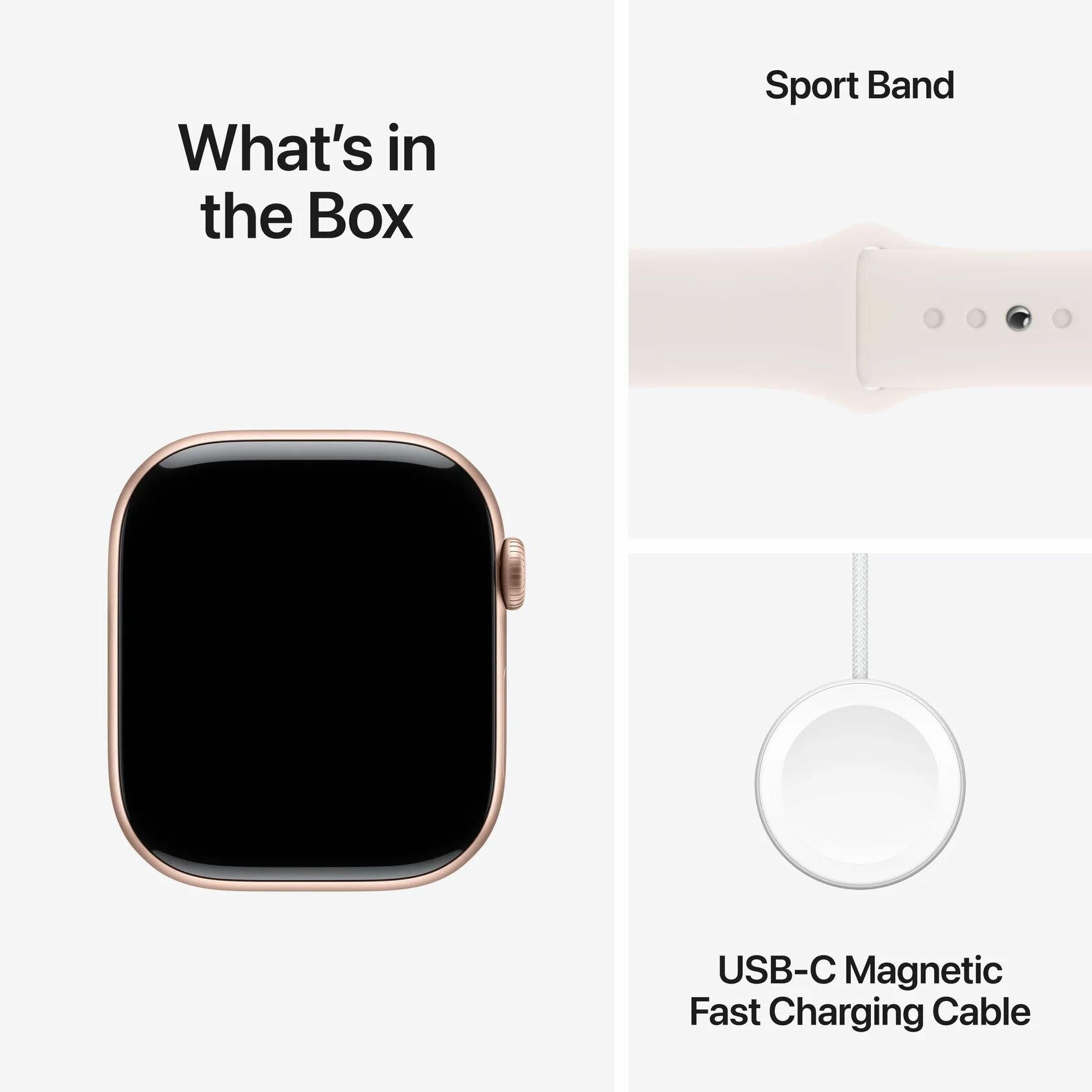 Умные часы Apple Watch Series 10 42 мм Aluminium Case GPS+Cellular Rose Gold/Light Blush Sport Ba(Не установлен Rustore) — фото 1