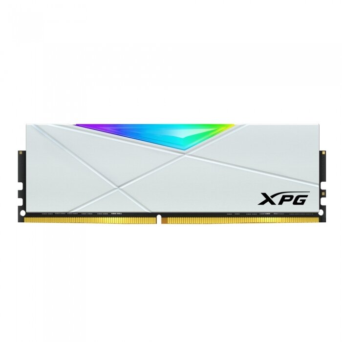 Модуль памяти 16GB ADATA DDR4 3200 DIMM XPG SPECTRIX D50 RGB White Gaming (AX4U320016G16A-SW50)