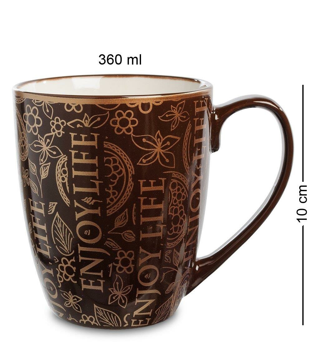 Кружка Наслаждение 360мл в подарочной коробке A2104628 Love Drinks Фарфор