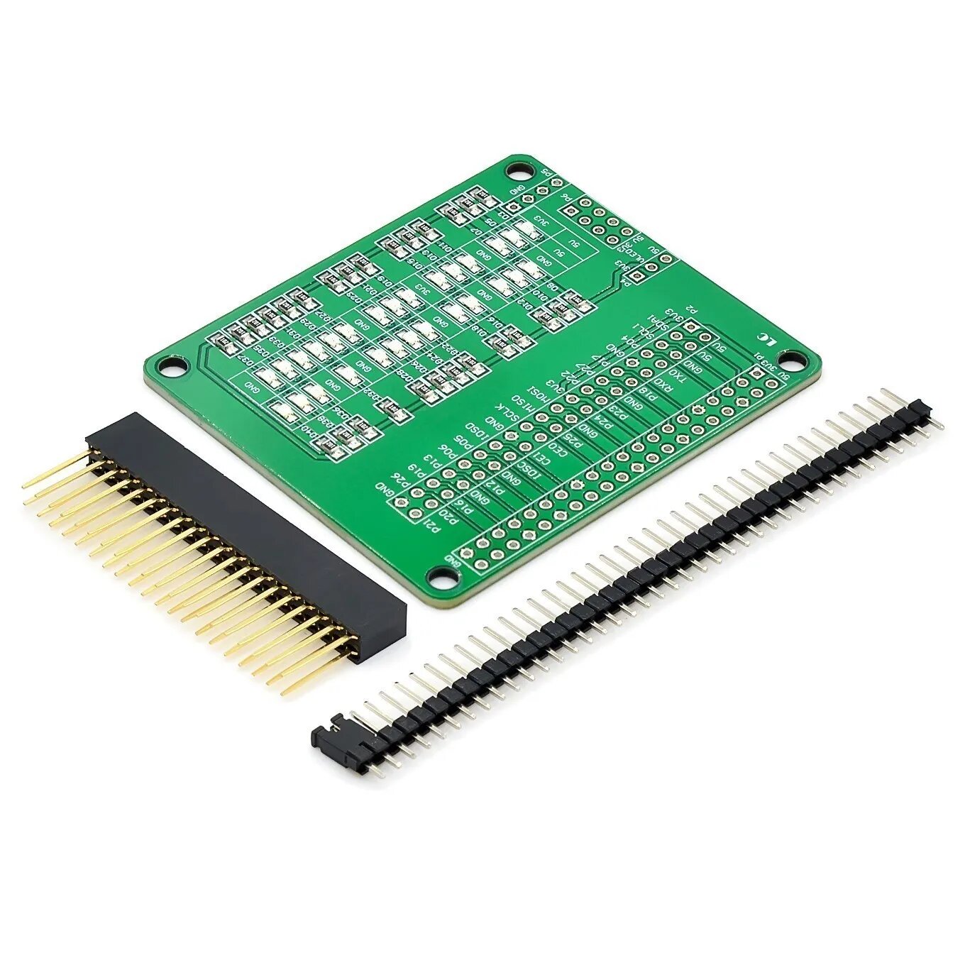 Raspberry Pi LED Тестовая плата