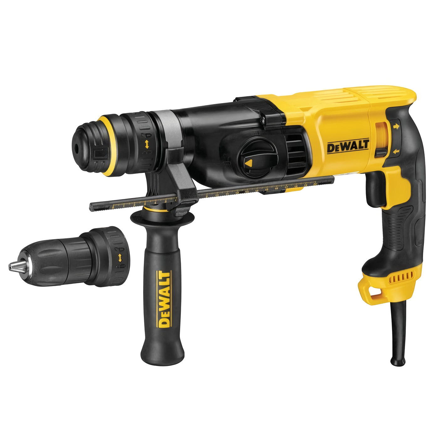 Перфоратор DeWalt D25134K (SDS-plus, 800 Вт, 5540 уд/мин, 1500 об/мин, энергия удара: 3 Дж)