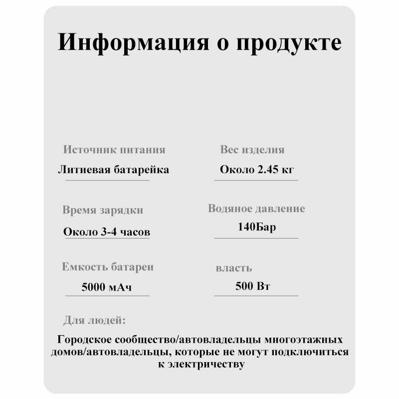 Мойки Высокого Давления Электрические Портативная минимойка