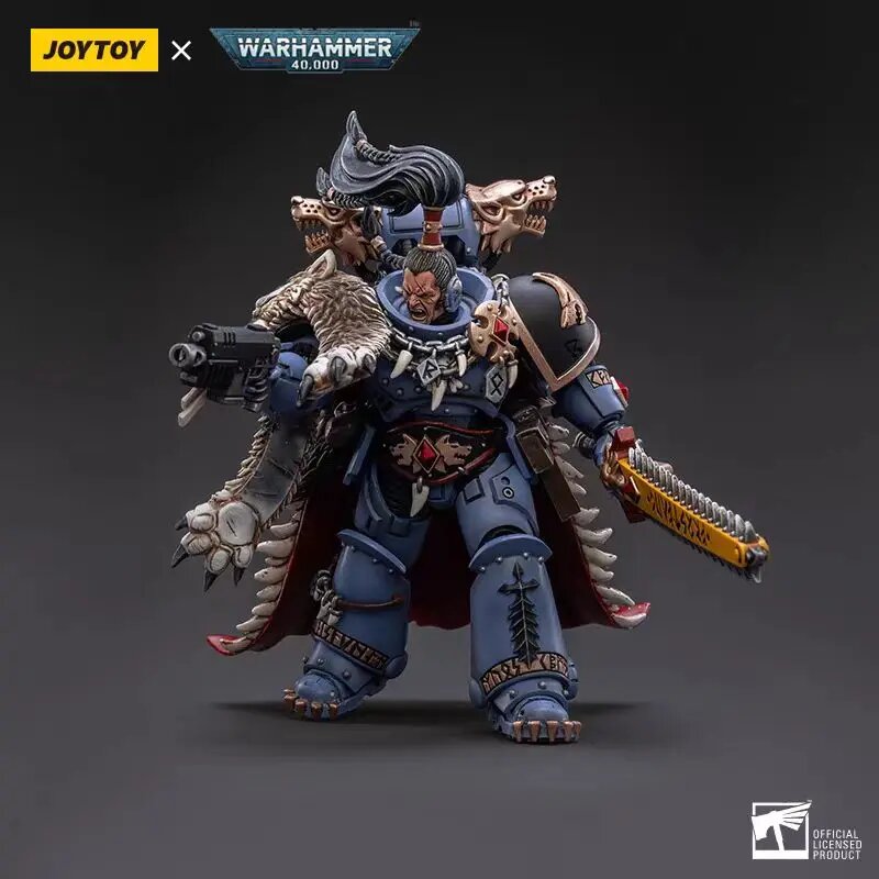 Warhammer 40000 Подвижная фигурка JOYTOY Space Wolves Geigor Fell