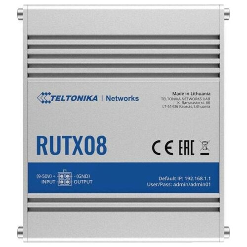 Промышленный маршрутизатор Teltonika RUTX08 RUTX08010000 1446300₽