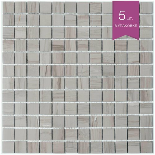 мозаика каменная NS mosaic K 744 298х298 чип 23x23 уп 5 шт