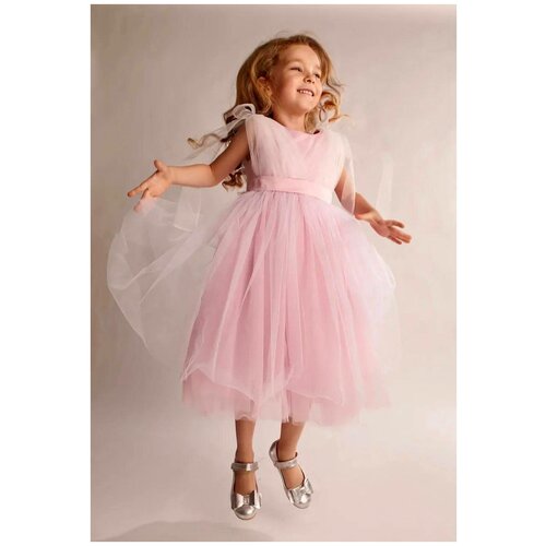 фото Платье krolly, размер 122-128, розовый