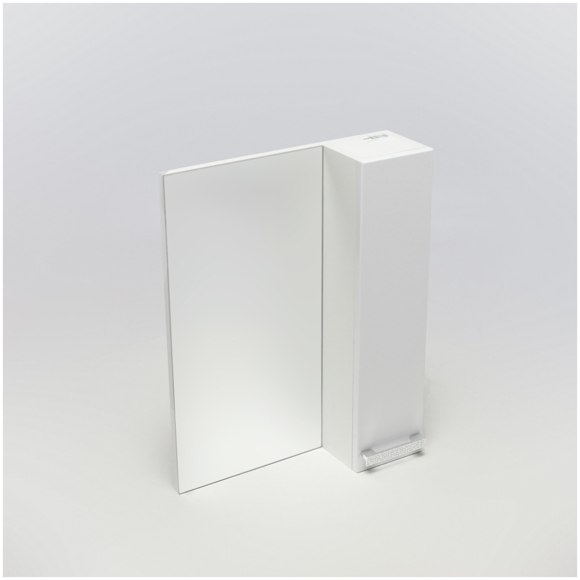 Зеркало для ванной со шкафом EvaGold Slim 50 №4 белое - фотография № 8