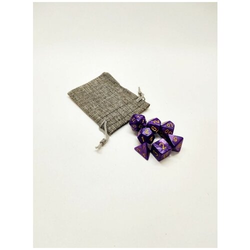 Кости кубики игральные для D &D / Кубики для dungeon and dragons в мешочке
