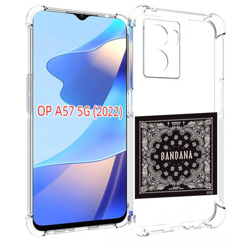 Чехол MyPads Bandana I Big Baby Tape для OPPO A57 5G(2022) задняя-панель-накладка-бампер чехол mypads bandana i big baby tape для xiaomi redmi k60e задняя панель накладка бампер