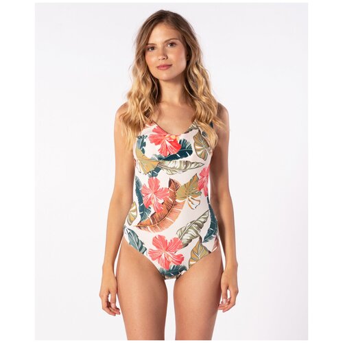 фото Купальник слитный rip curl tropic coast good 1 pc, цвет 3501 hot coral, размер xs