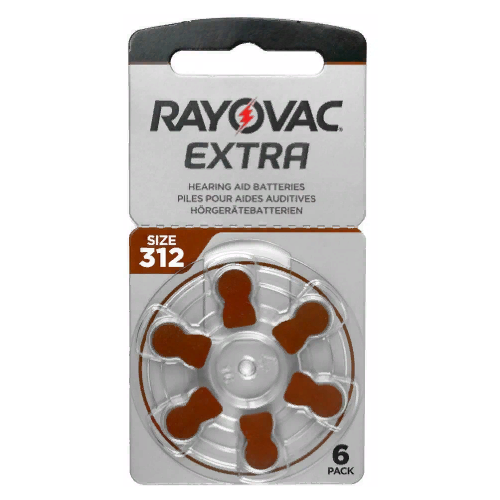 Элемент питания Rayovac Extra ZA312 BL-6