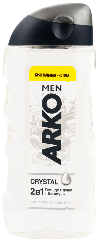 Гель для душа мужской ARKO Men 2в1 Crystal