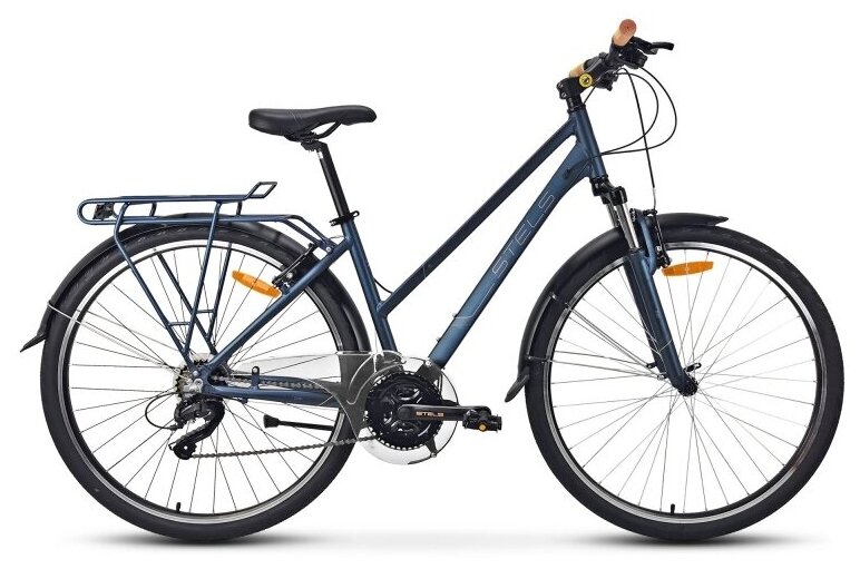 Велосипед для города и туризма STELS Navigator 800 Lady 28" V010, 15" синий