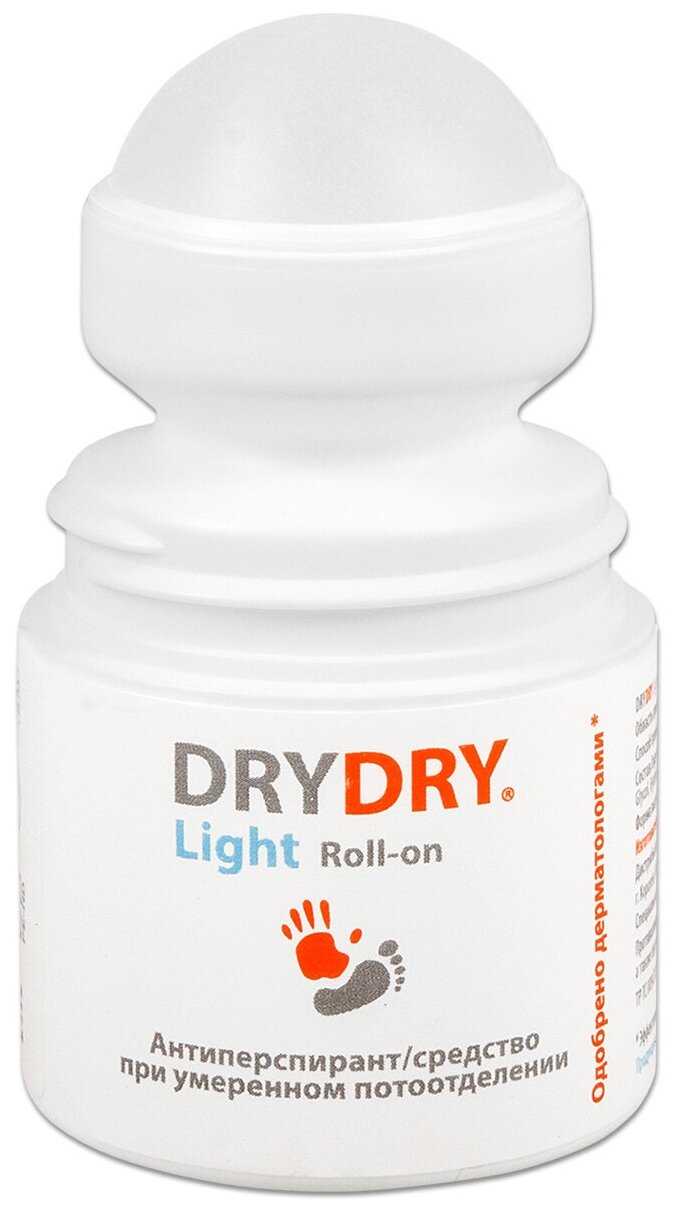 Средство Dry Dry (Драй Драй) от обильного потовыделения Light 50 мл Lexima AB - фото №15