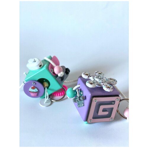 Набор из 2 бизикубиков 6х6 см