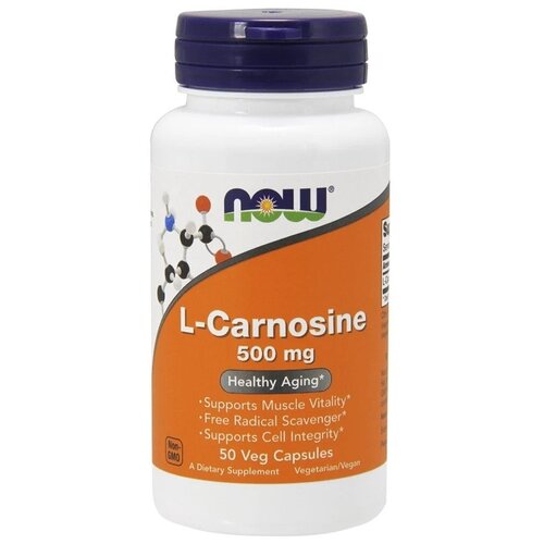 L-Carnosine капс., 500 мг, 120 г, 50 шт.