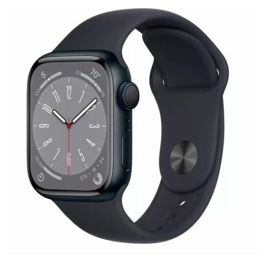 Пленка защитная гидрогелева на экран смарт-часов Apple Watch 8 45 mm - 2 шт