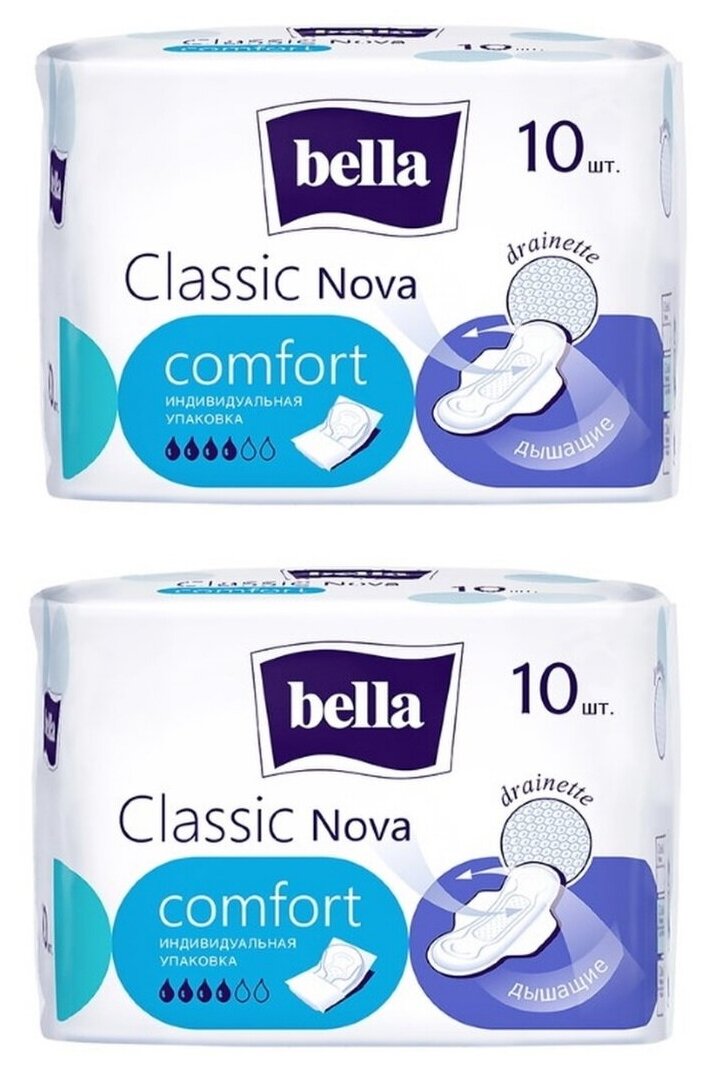 Прокладки женские Bella Nova Comfort 10 шт/уп * 2уп