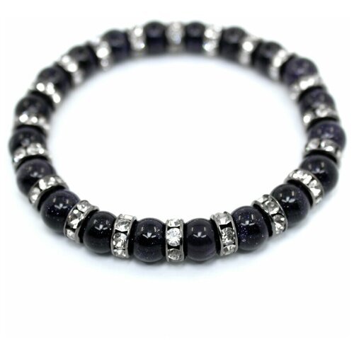 фото Handinsilver ( посеребриручку ) браслет из синего авантюрина 8мм