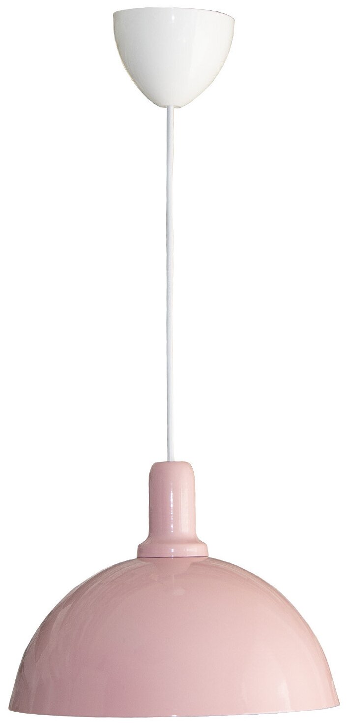 Подвесной светильник, люстра подвесная Rabesco, Арт. RB-2511/1-P, E27, 40 Вт, кол-во ламп: 1 шт, цвет розовый