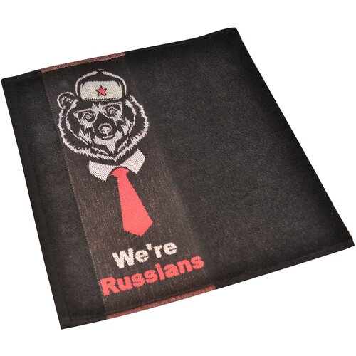 Килт для сауны махровый 140*65(Were Russians, Черный)