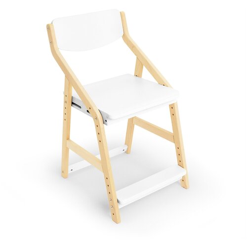 Стул детский растущий с мягким чехлом ROLTI Ergo-Smart (Эко-Лофт 1/Треугольник) трансформер с подставкой для ног