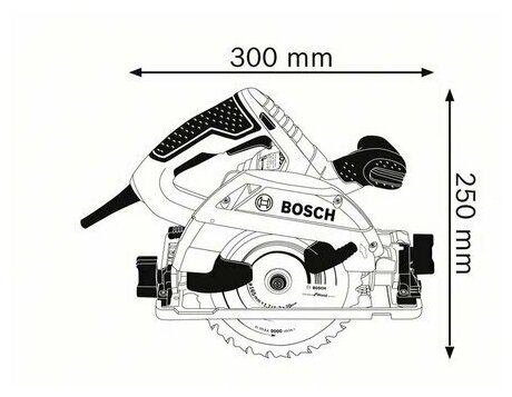 Пила дисковая BOSCH PRO Bosch GKS 55+ GCE - фотография № 16