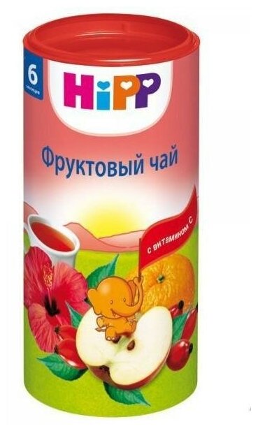 Детский "Фруктовый чай" HiPP, 200 гр./1шт - фотография № 7