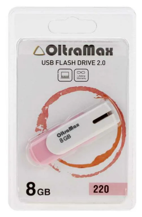 Флешка OltraMax 230 8 ГБ, orange