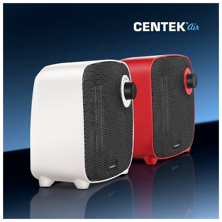 Тепловентилятор CENTEK , 1500Вт, красный, черный - фото №8