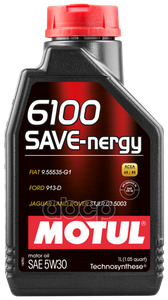 MOTUL Моторное Масло 6100 Save-Nergy 5w30 1л 107952