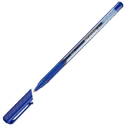 Ручка шариковая Kores 0,5 мм, треугольный корпус, синий