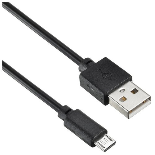 Кабель Digma USB A (m) micro USB B (m) 0.15м виниловая оплётка, черный (1084547)