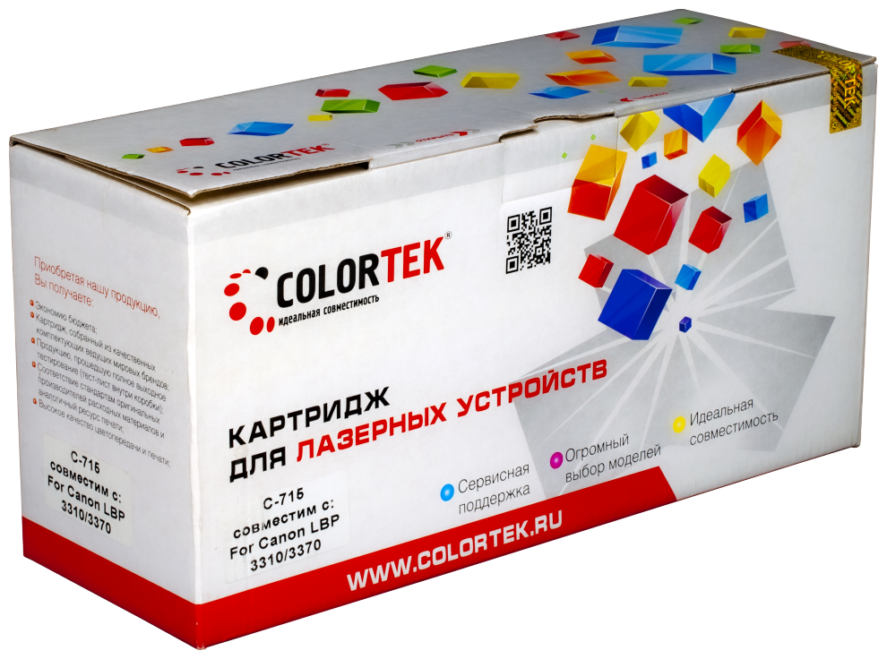 Картридж Colortek CT-C715 черный