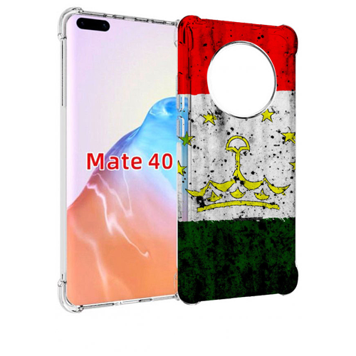 Чехол MyPads герб флаг таджикистан для Huawei Mate 40 / Mate 40E задняя-панель-накладка-бампер