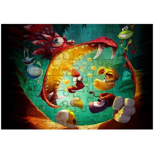 Пазл Картонный 38x26 см, размер А3, 300 деталей, модель Rayman Legends-2 пазл картонный 38x26 см размер а3 200 деталей модель rayman legends 44