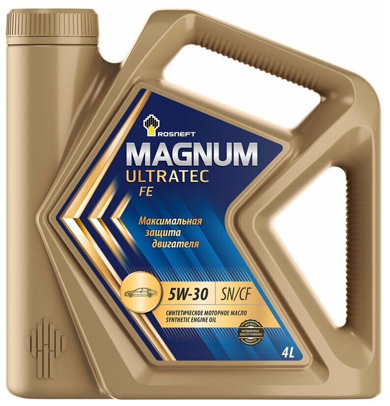 Масло моторное РосНефть Magnum Ultratec 5/30, FE, синтетическое, 4 л 9837647 .