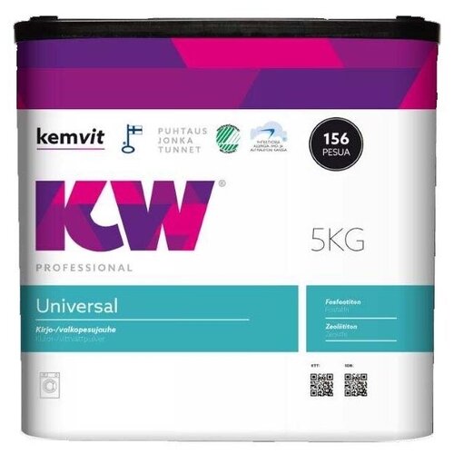 Стиральный порошок универсальный kemvit KW Universal, 5кг., 156 стирок.