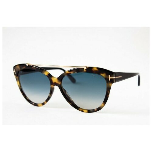 Солнцезащитные очки Tom Ford, коричневый liv ft0851 01j черные солнцезащитные очки tom ford черный