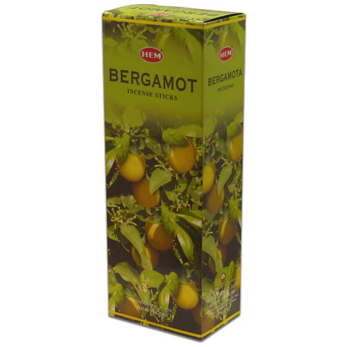 Благовония индийские ХЕМ Бергамот (HEM Bergamot), набор 6 упак. по 20 палочек