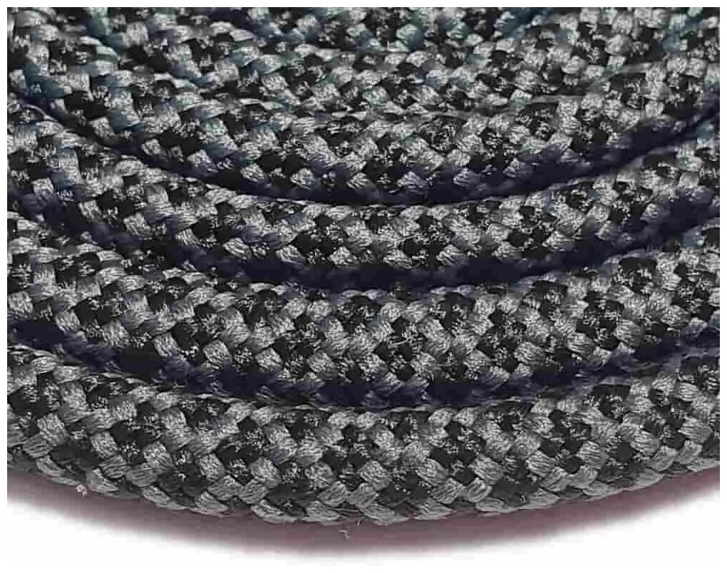 Шнурки LENKO для Изи Буст / Yeezy Boost черно-серые 100 см - фотография № 2