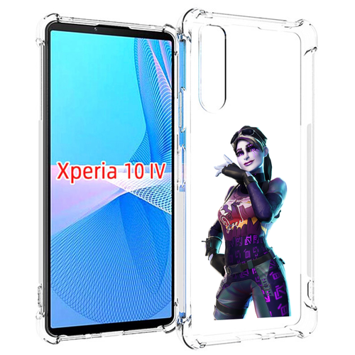 Чехол MyPads Fortnite-3 для Sony Xperia 10 IV (10-4) задняя-панель-накладка-бампер