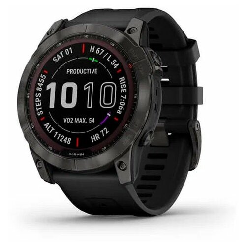 Часы Garmin Fenix 7X Sapphire Solar Wi-Fi gray 7800000₽