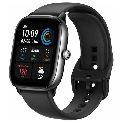 Умные часы Amazfit GTS 4 Mini черные новинка 2022 года GPS не гаснущий экран 745000₽