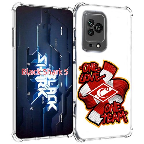 Чехол MyPads ФК спарак 1 любовь для Xiaomi Black Shark 5 задняя-панель-накладка-бампер