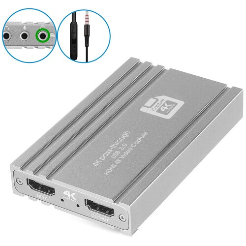 Карта видеозахвата USB 3.0 Booox VC04 4K