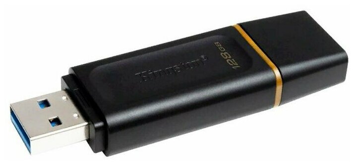 USB-флешки Netac Флешка Kingston DataTraveler Exodia 128 ГБ, 1 шт., черный/желтый
