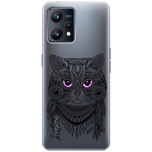 Силиконовый чехол на Realme 9 / Рилми 9 с 3D принтом Grand Cat прозрачный силиконовый чехол на realme 9 рилми 9 с 3d принтом shaman cat прозрачный