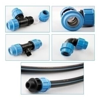Тройник комбинированный Джилекс РР 20 x 1/2'' М x20 - фото №4